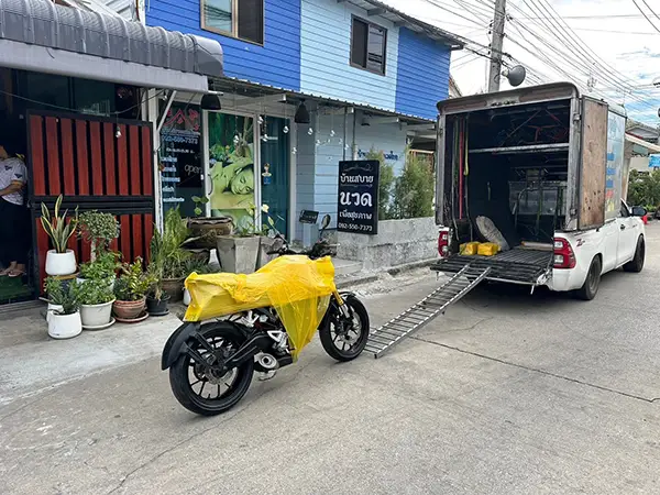 ขนส่งรถมอเตอร์ไซค์