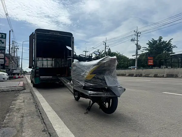 ส่งรถมอเตอร์ไซค์ข้ามจังหวัด